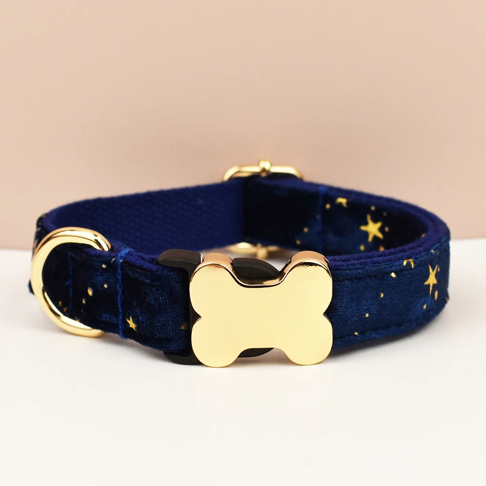 Bone-Shaped Metal Dog Collar