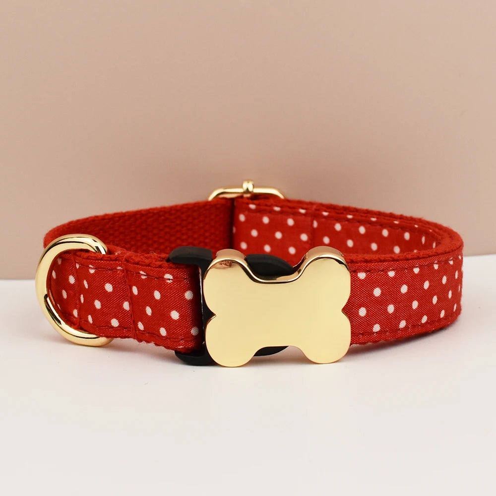 Bone-Shaped Metal Dog Collar