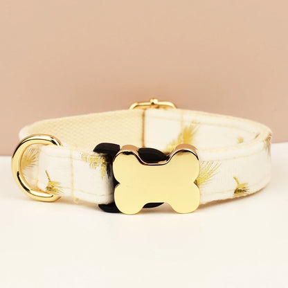 Bone-Shaped Metal Dog Collar