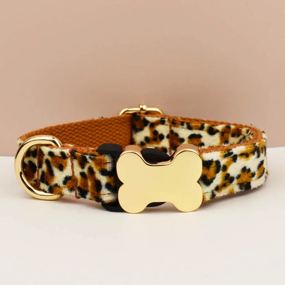 Bone-Shaped Metal Dog Collar