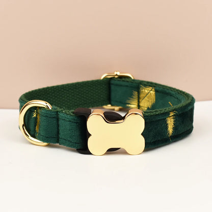 Bone-Shaped Metal Dog Collar