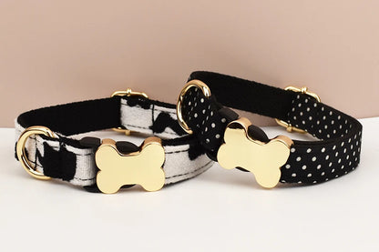 Bone-Shaped Metal Dog Collar