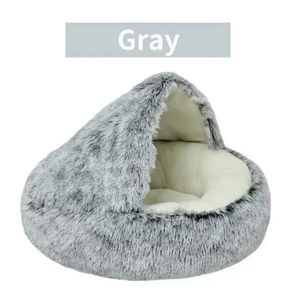 Round Cat Bed Winter