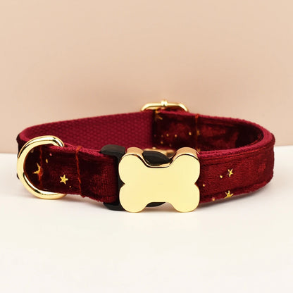 Bone-Shaped Metal Dog Collar