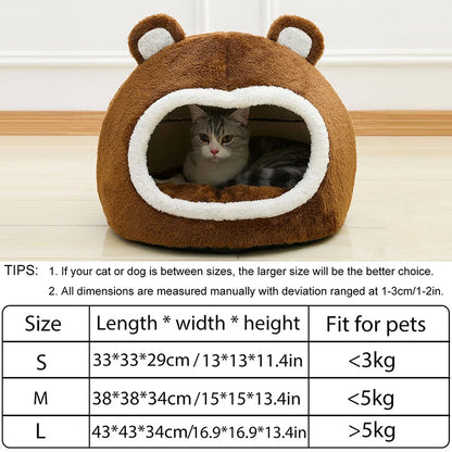 Bed for Cats Dogs Warm